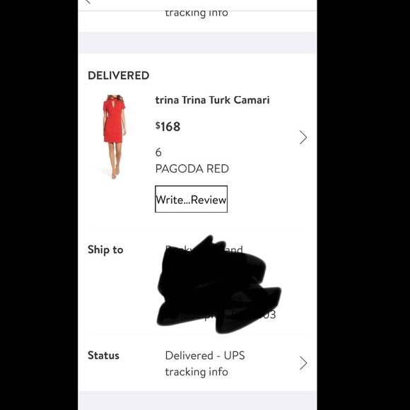 NWT- Trina Turk Campari Red Choker Dress, 6 - Picture 12 of 13